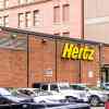 The front of a Hertz rental franchise