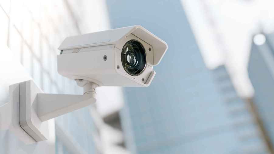 A security camera