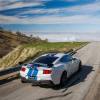 The new 2025 Shelby American in white and blue.