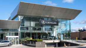 The front of the Lexus dealership in Texas