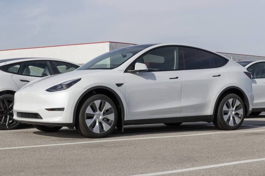 Tesla Model Y parked