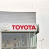 A Toyota dealership sign