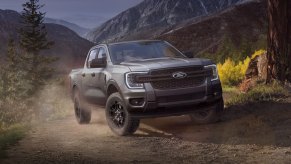 The 2025 Ford Ranger off-roading