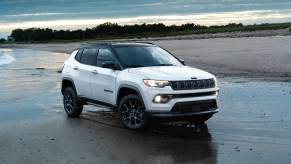 The 2025 Jeep Compass on the beach