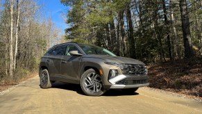 The 2025 Hyundai Tucson Hybrid off-roading