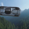 Alef's flying electric car shown in flight