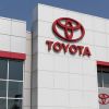 A Toyota dealership sign