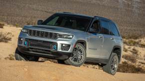 The 2024 Jeep Grand Cherokee 4xe off-roading