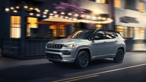 The 2025 Jeep Compass in the city