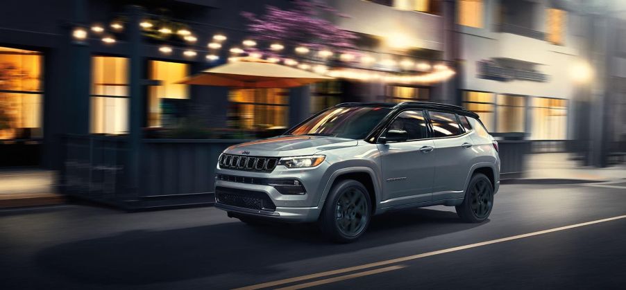 The 2025 Jeep Compass in the city