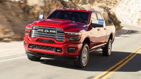 The 2025 Ram 2500 HD on the road