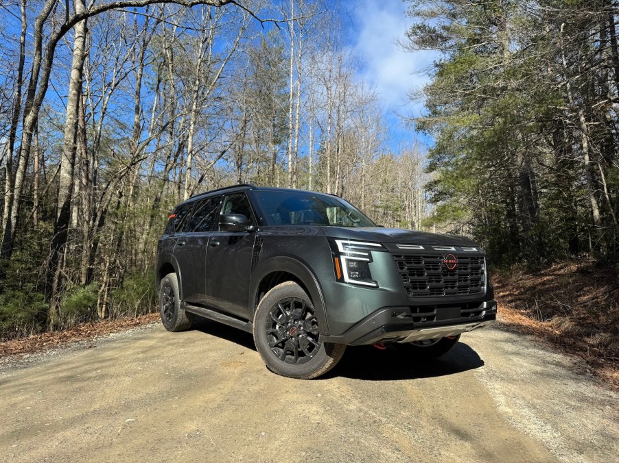 The 2025 Nissan Armada off-roading