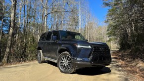 The 2025 Lexus GX550 off-roading