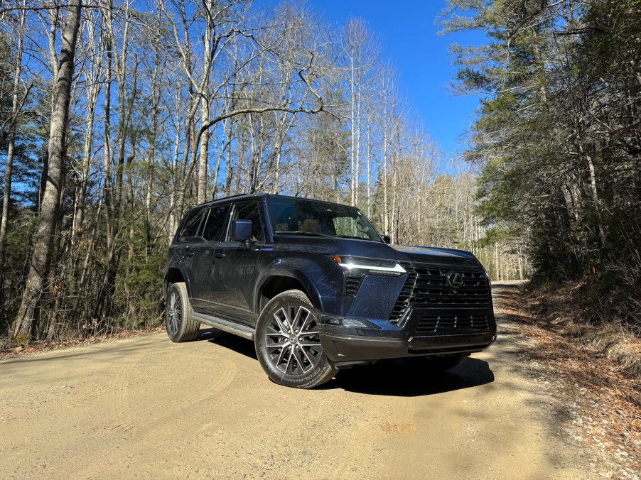 The 2025 Lexus GX550 off-roading