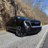 The 2025 GMC Sierra EV on the pavement