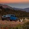 A Jeep Gladiator Mojave at sunset.