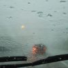 A Florida tornado captured on camera from the front seat of a car.