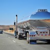 A tanker truck on the highway